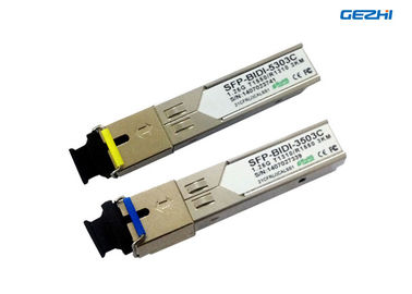 Tx1550nm SMF BIDI SFP Telsiz 1.25Gb / s 3km LC / SC Konektör ile