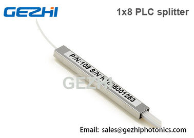 1 * 8 Optik Fiber PLC splitter Blokaj tipi Planar Light Devre bölücüleri